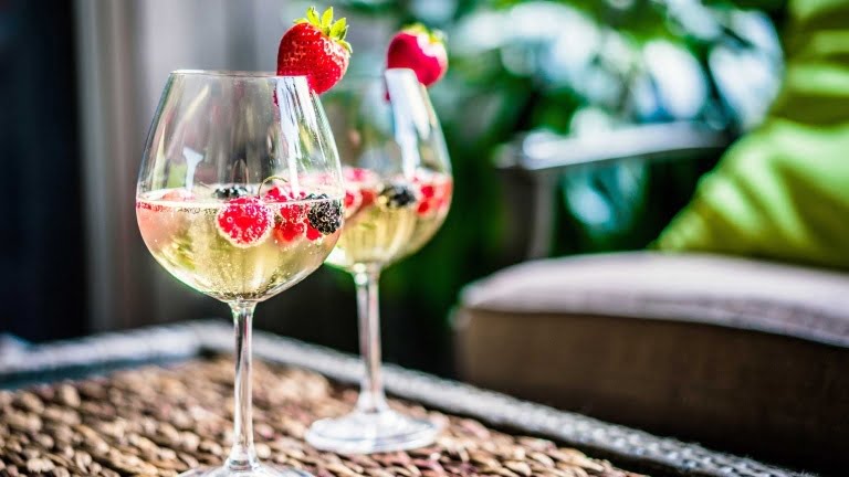 Make cheap wine taste better by adding berries to your glass