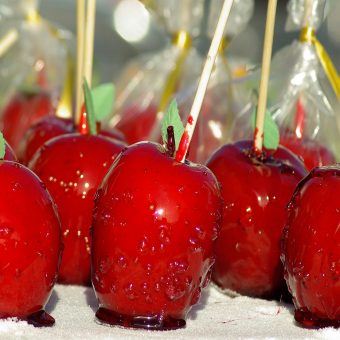 The Perfect Halloween Treat - Multicoloured Toffee Apples