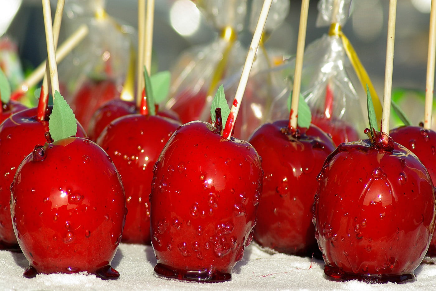 The Perfect Halloween Treat - Multicoloured Toffee Apples