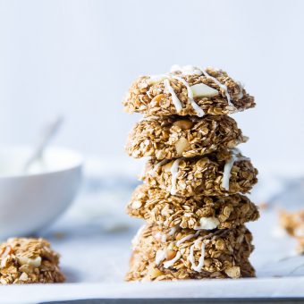 Deliciously Chewy, Nutty, Apple with Walnut Flapjack