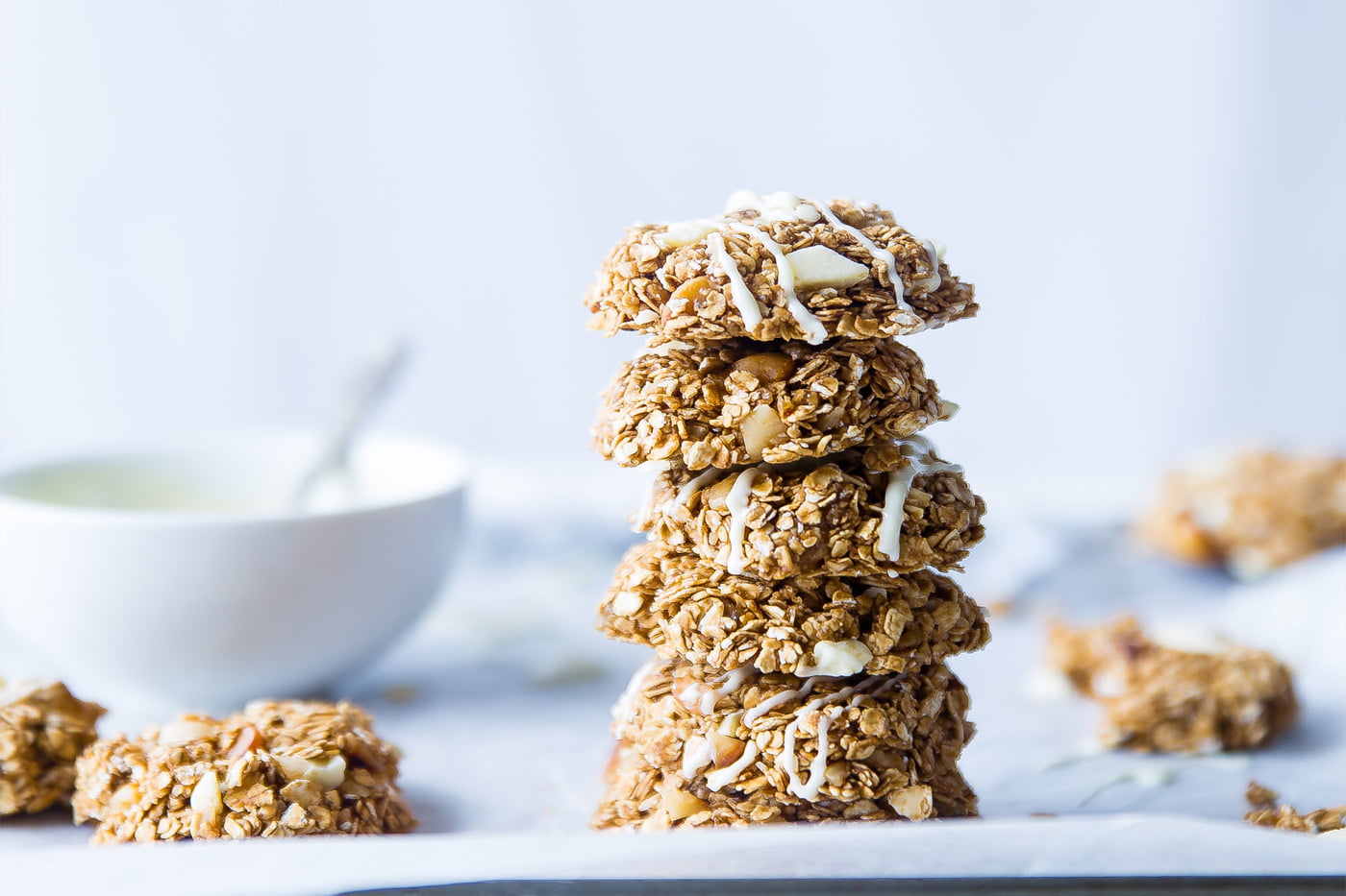 Deliciously Chewy, Nutty, Apple with Walnut Flapjack