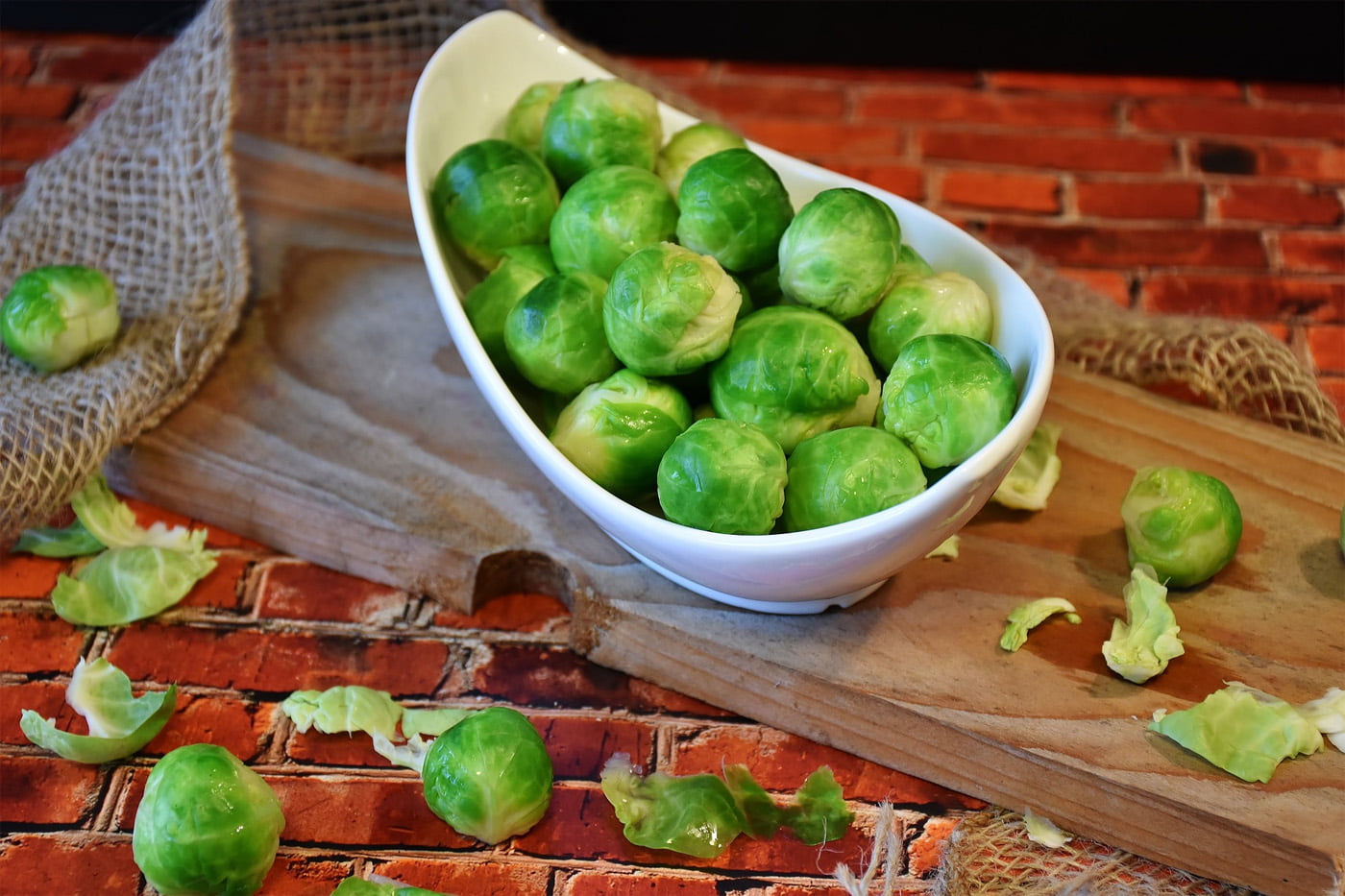 Sprouts with Lemon and Macadamia Nuts