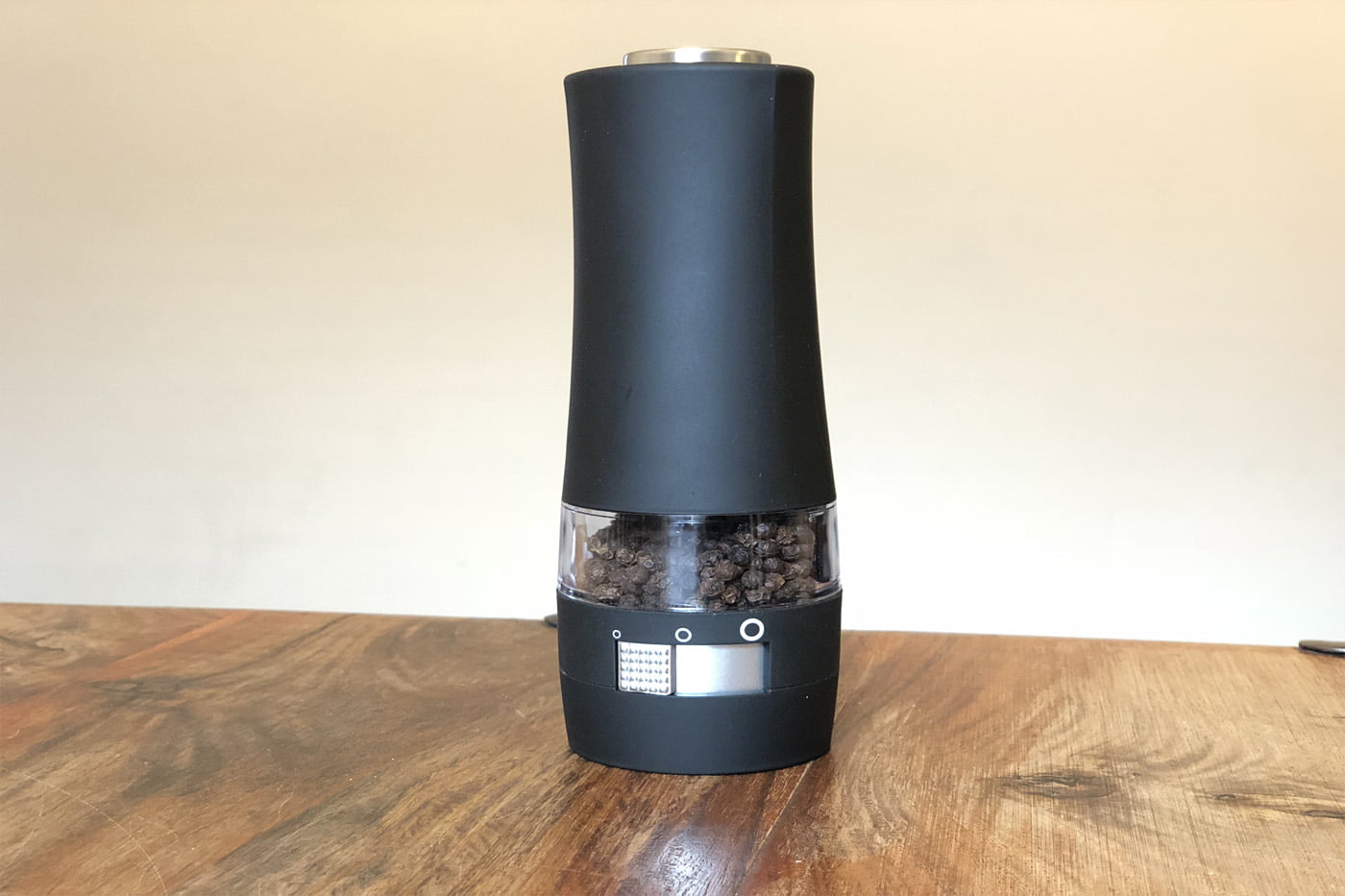 Ozeri Savore Soft Touch Electric Pepper Mill & Grinder