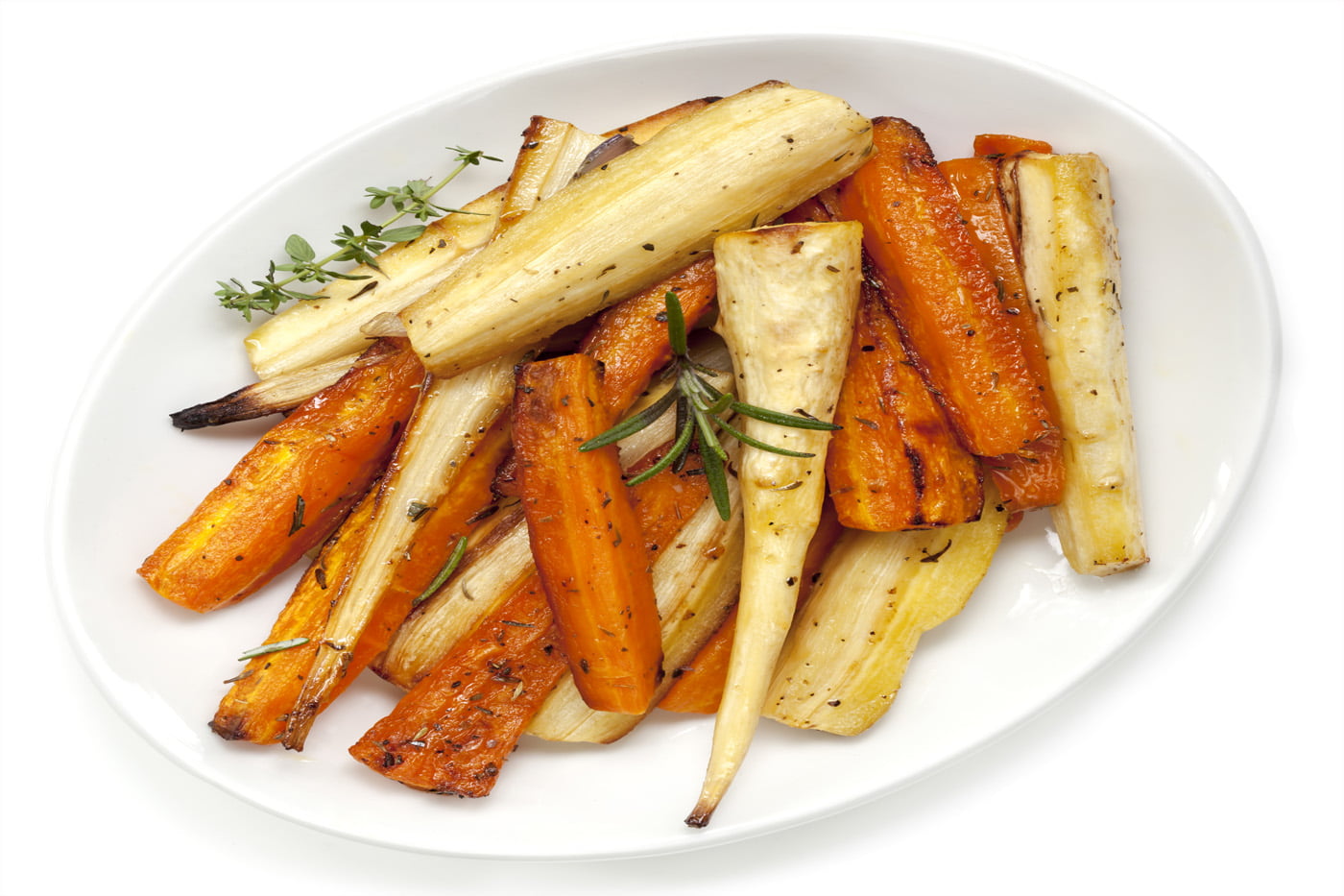 Sticky Maple-Glazed Parsnips And Carrots