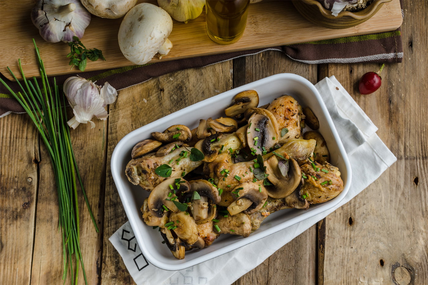 500 Calories or Less: Chicken & Mushroom Casserole