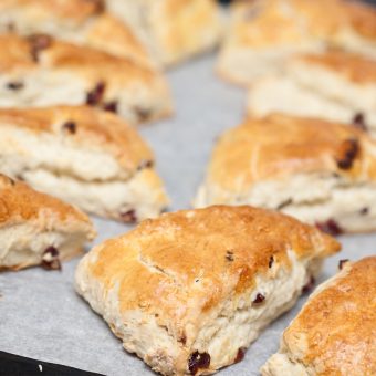 Simple & Delicious Pomegranate Scones
