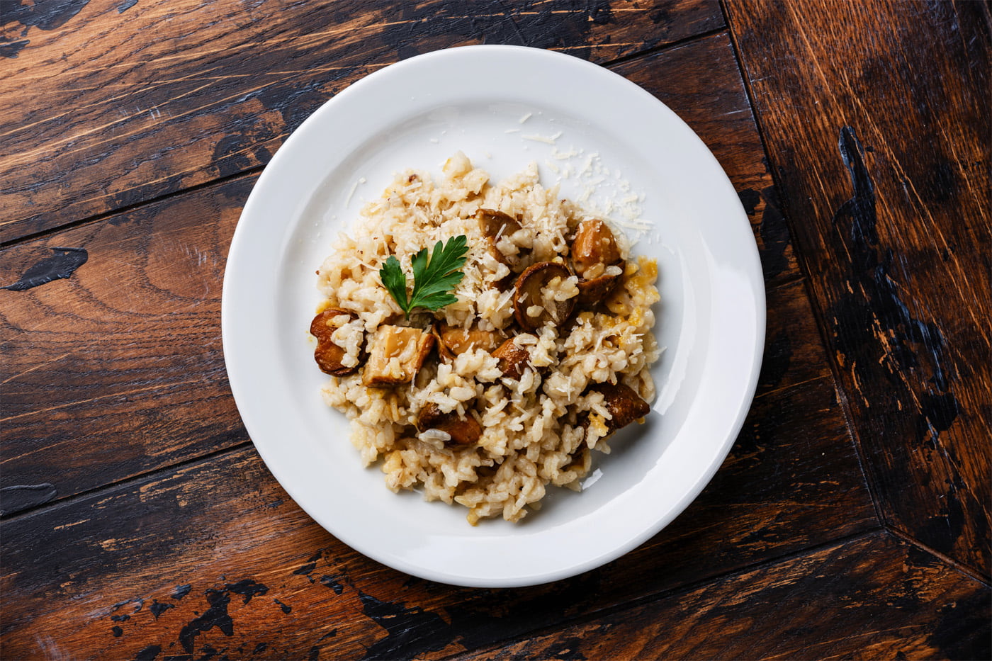 500 Calories or Less: Mushroom Risotto