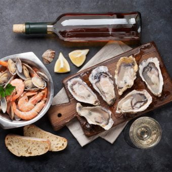 Extra Special Oysters with Champagne Granité