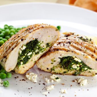 500 Calories or Less: Spicy Stuffed Chicken Breast With Rice