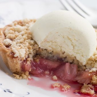 Zesty Rhubarb and Lemon Pudding