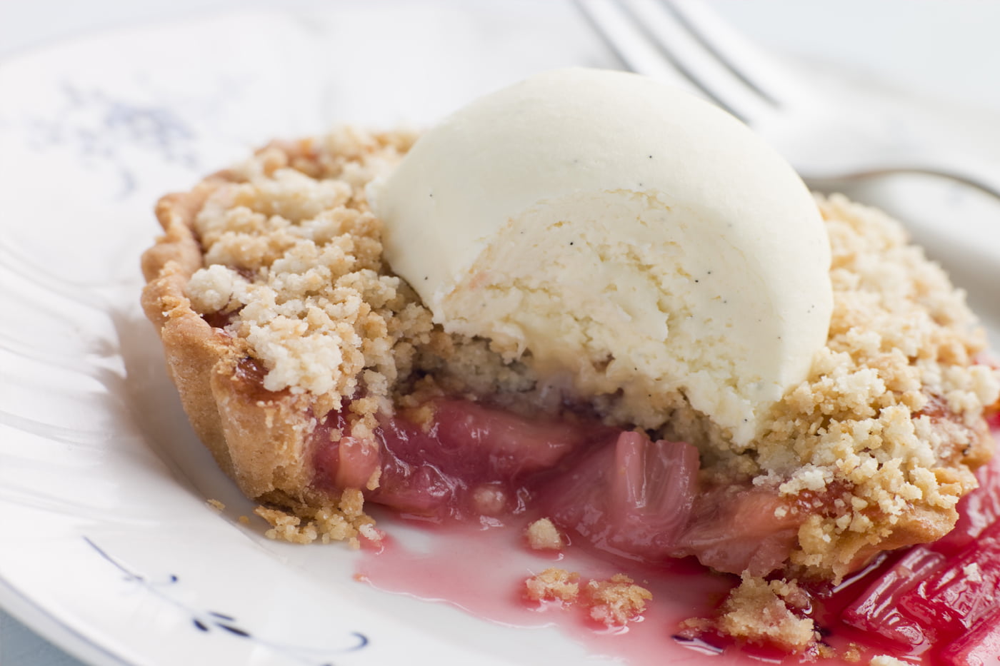 Zesty Rhubarb and Lemon Pudding