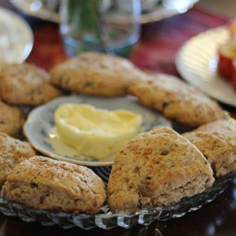 Deliciously Cheesy Brie & Bacon Scones