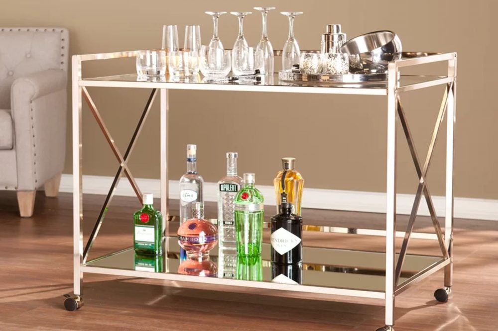 How to Stock a Home Bar Cart Guide Vivre Le Rêve