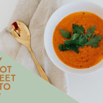 Spicy Carrot & Sweet Potato Soup