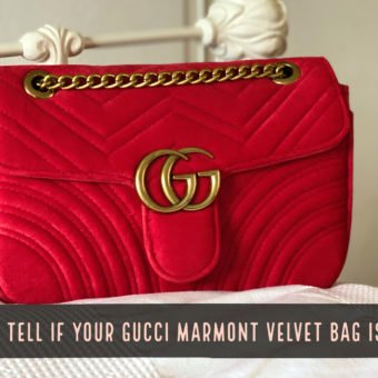 How To Tell If Your Gucci Marmont Velvet Bag is Fake