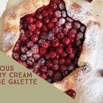 Delicious Cherry Cream Cheese Galette
