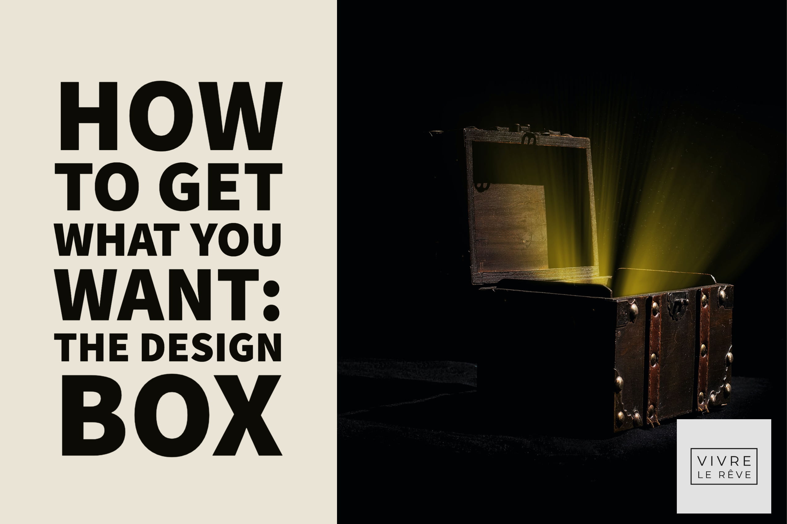 How to Get What You Want: The Design Box