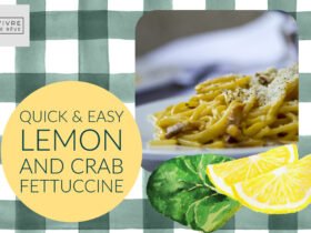 Quick & Easy Lemon and Crab Fettuccine