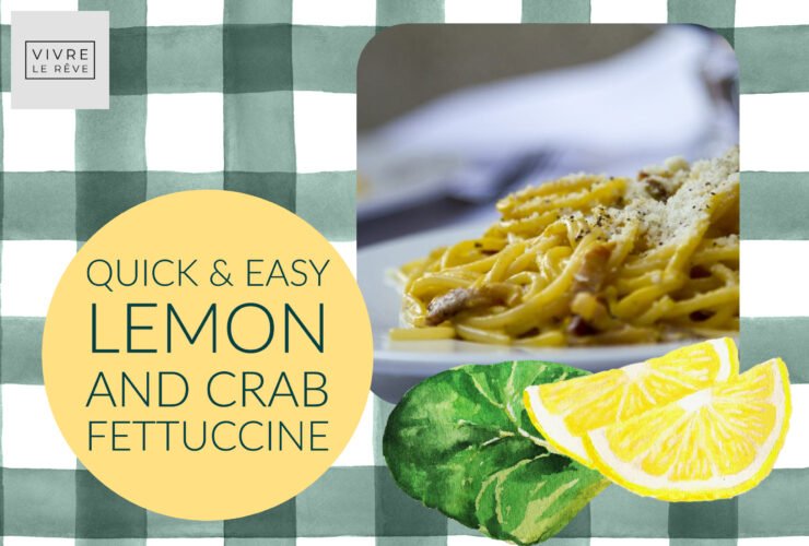 Quick & Easy Lemon and Crab Fettuccine