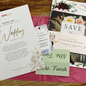 Design Your Own Wedding Stationery With Aura Print