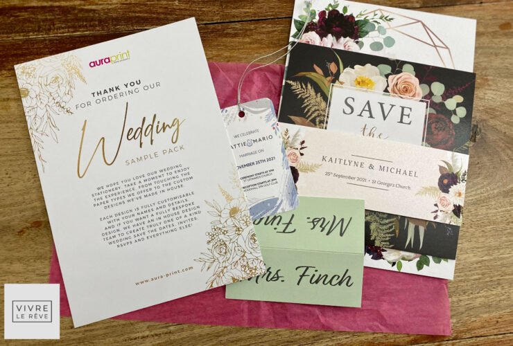 Design Your Own Wedding Stationery With Aura Print
