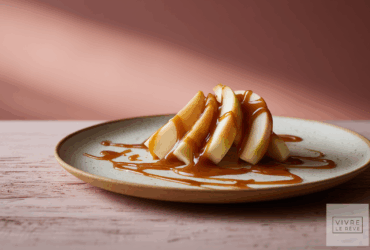 Apple slices and caramel sauce showing How to Make Caramel Sauce That Doesn’t Harden